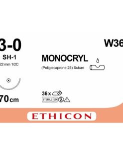 에치콘 Ethicon MONOCRYL(모노크릴)  VIO 70CM M2 3/0 SH-1 / W3661
